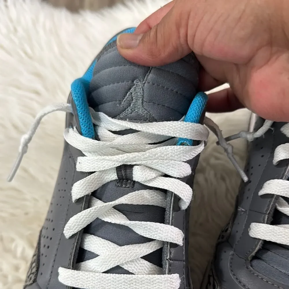 Jordan Gray and Blue Sneakers Size 10.5
